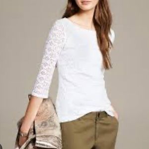 Banana Republic Lace Top